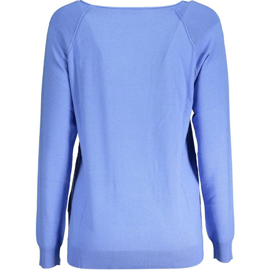 North Sails Light Blue Viscose Women Sweater North Sails