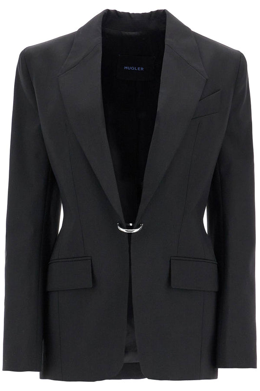 Mugler single-breasted piercing Jackets Mugler