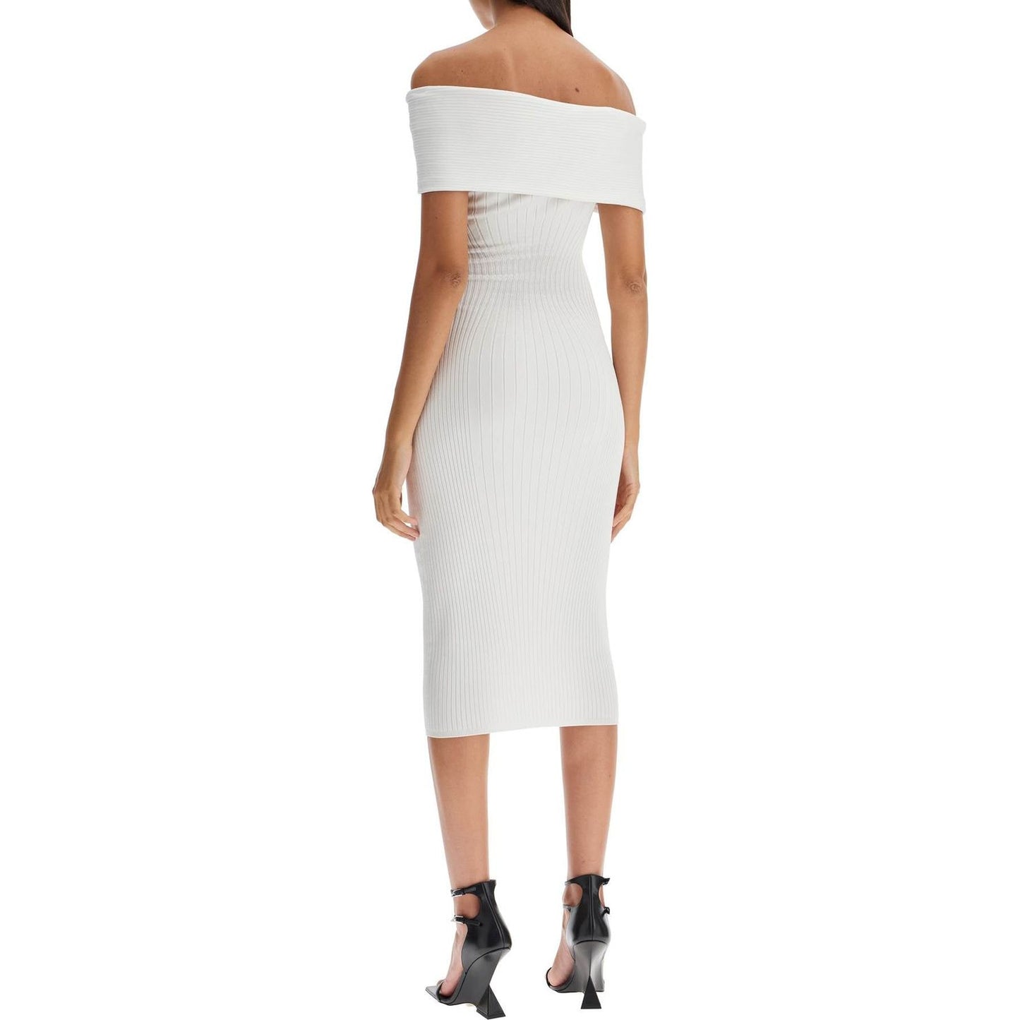 Mugler off-shoulder midi Dresses Mugler