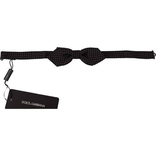 Dolce & Gabbana Exquisite Silk Polka Dot Bow Tie Dolce & Gabbana