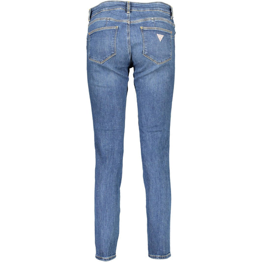 Guess Jeans Blue Cotton Women Skinny Jean Guess Jeans