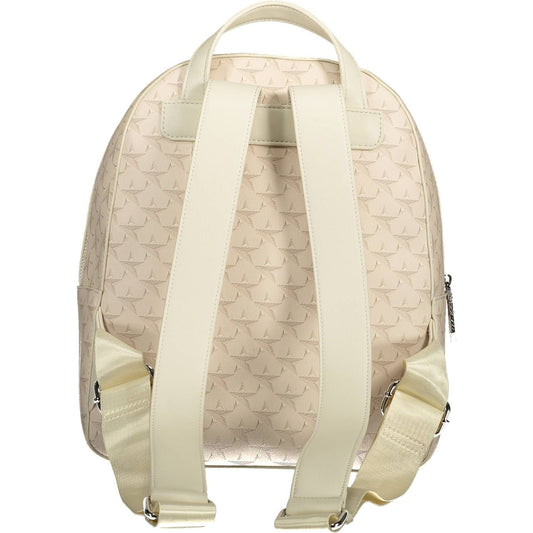 BYBLOS Beige PVC Women Backpack BYBLOS