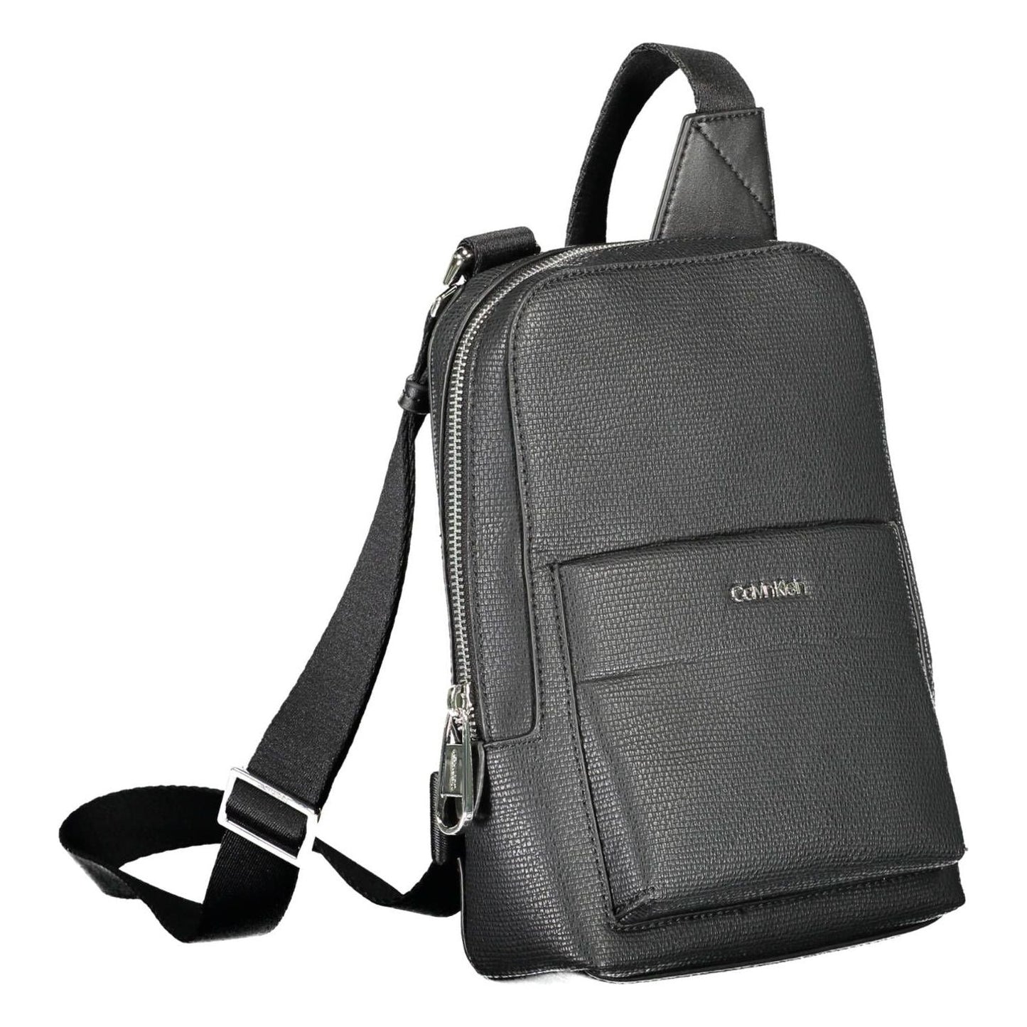 Calvin Klein Black Polyester Men Shoulder Bag Calvin Klein