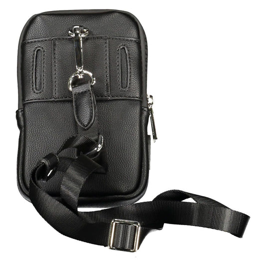 Bikkembergs Black Polyethylene Men Shoulder Bag Bikkembergs