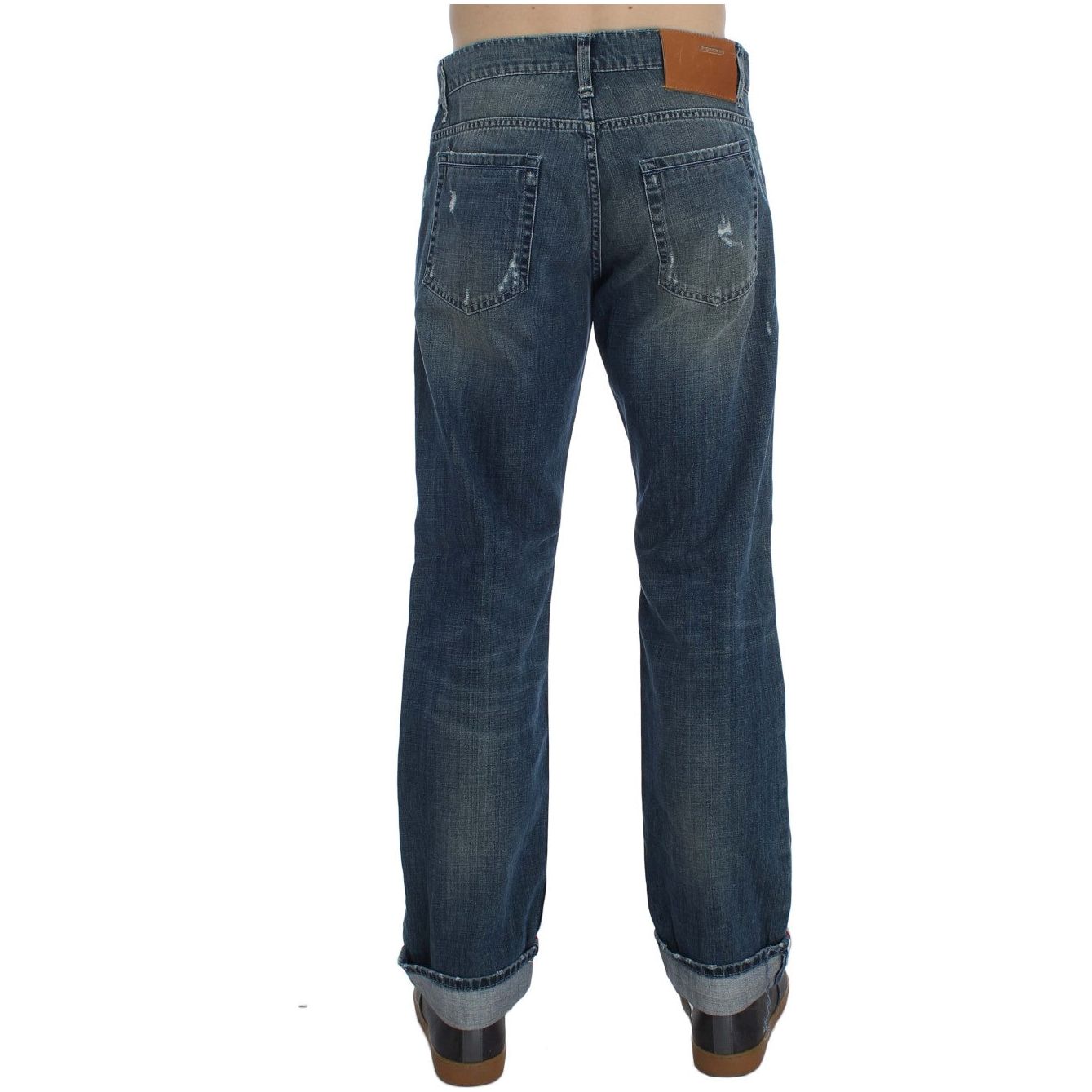 Acht Elegant Regular Fit Blue Wash Denim Acht