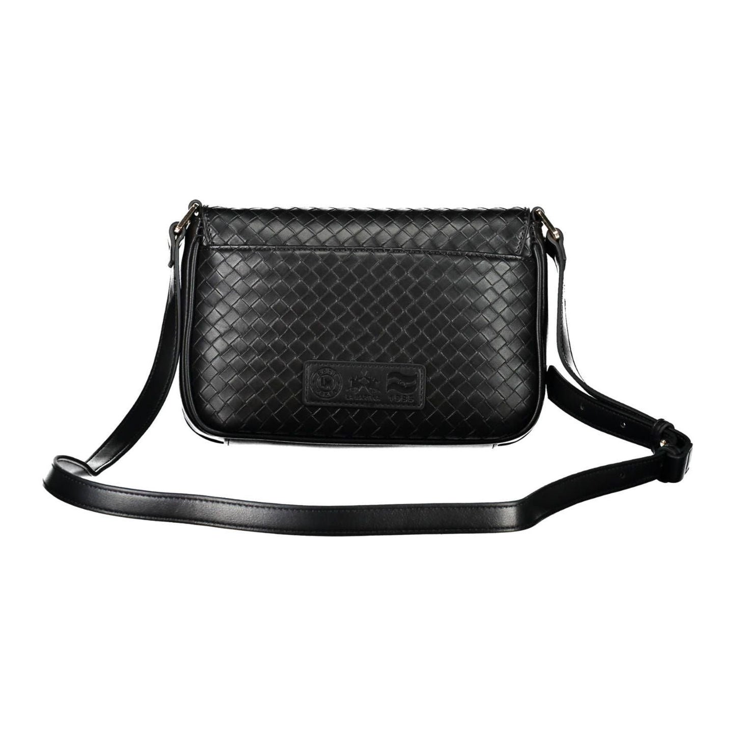 La Martina Black Polyethylene Women Handbag La Martina