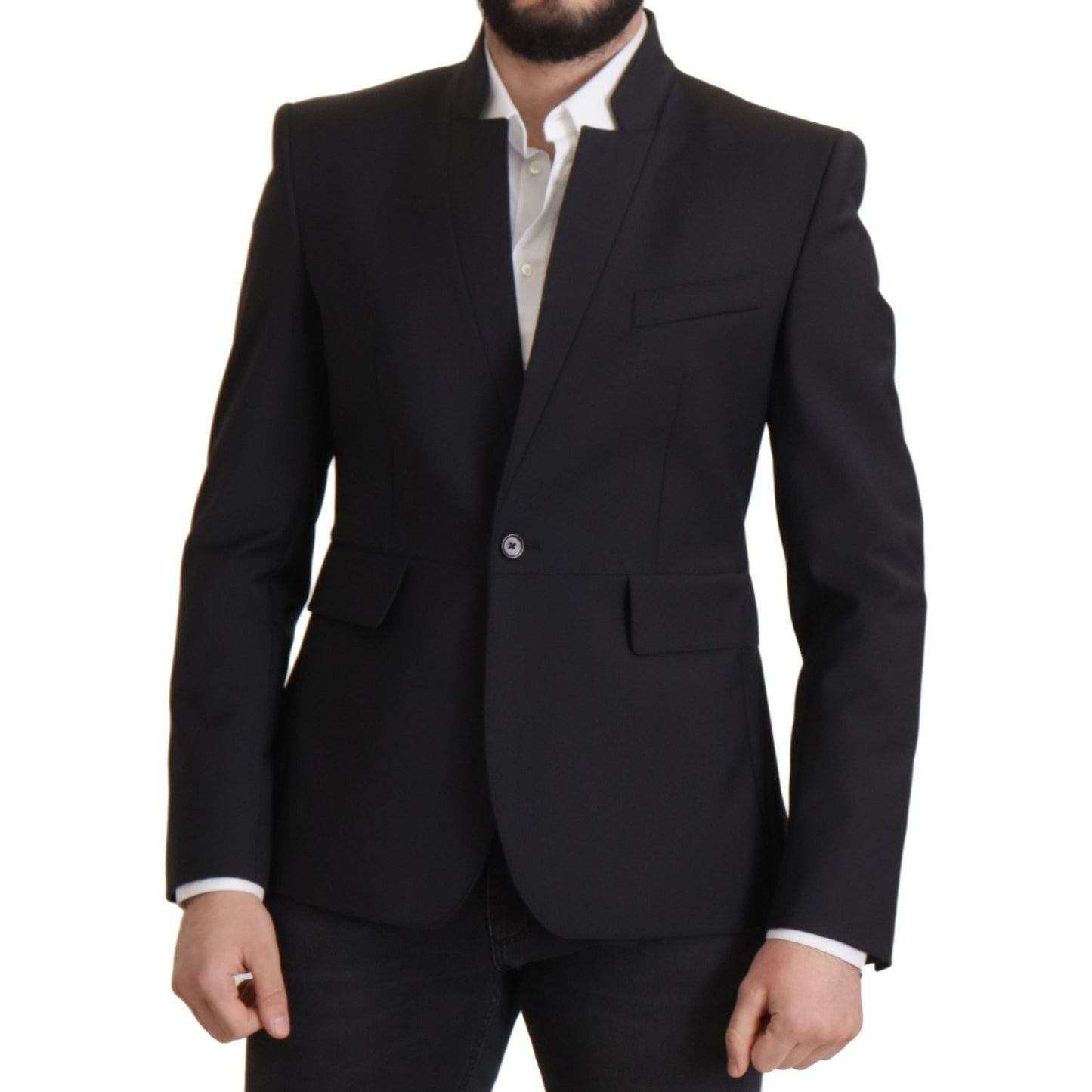 Dolce & Gabbana Elegant Single-Breasted Wool Blazer Dolce & Gabbana