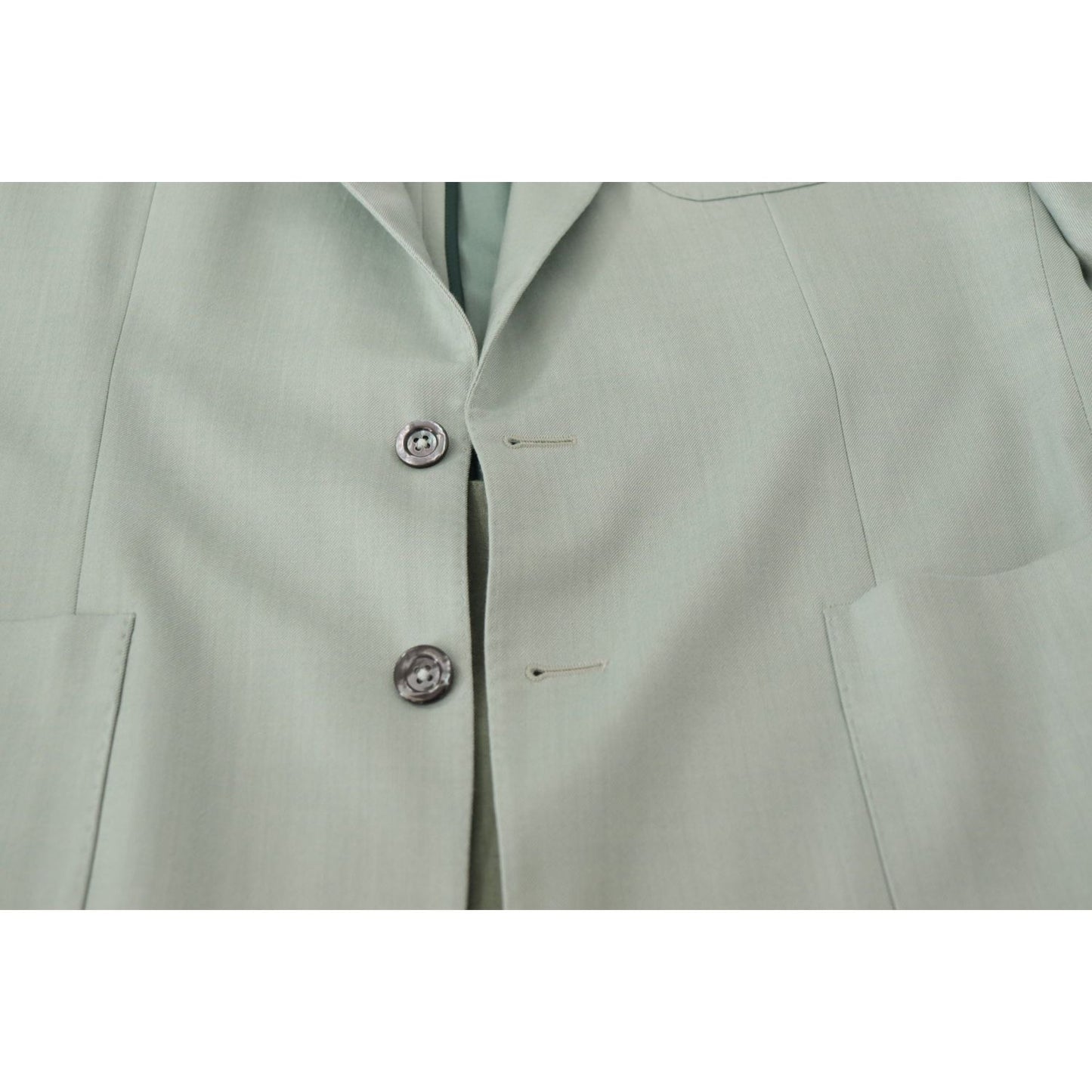Dolce & Gabbana Green Cashmere Jacket Blazer Jacket