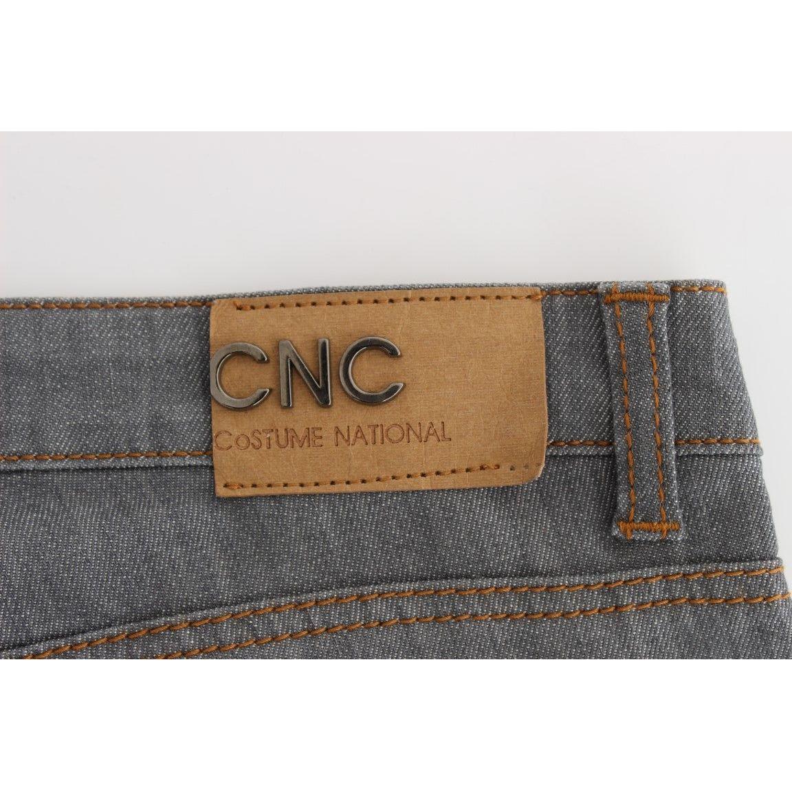 Costume National Elegant Gray Regular Fit Jeans Costume National