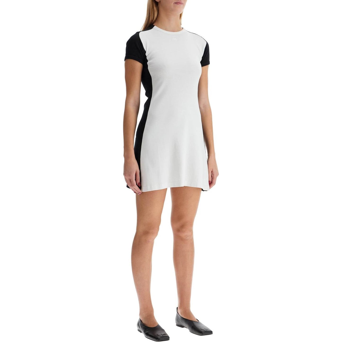 Courreges mini contrast frame dress Dresses Courreges