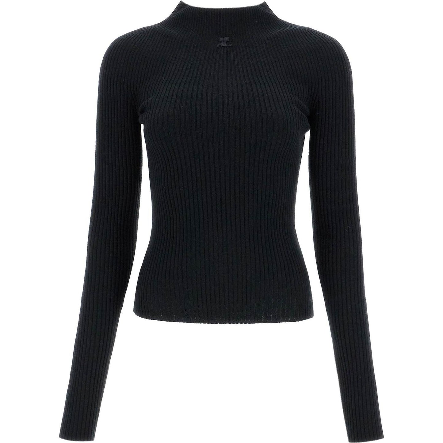 Courreges bed fitted pullover with solar light Knitwear Courreges