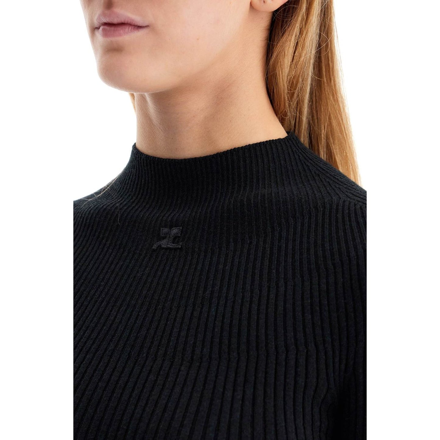 Courreges bed fitted pullover with solar light Knitwear Courreges