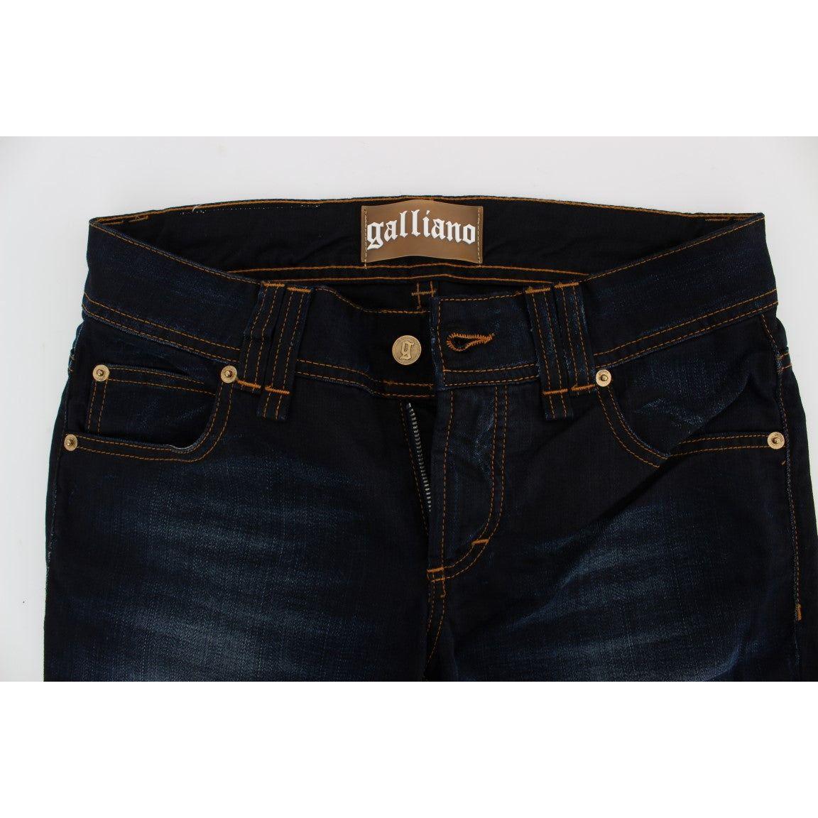 John Galliano Elegant Slim Fit Designer Jeans John Galliano