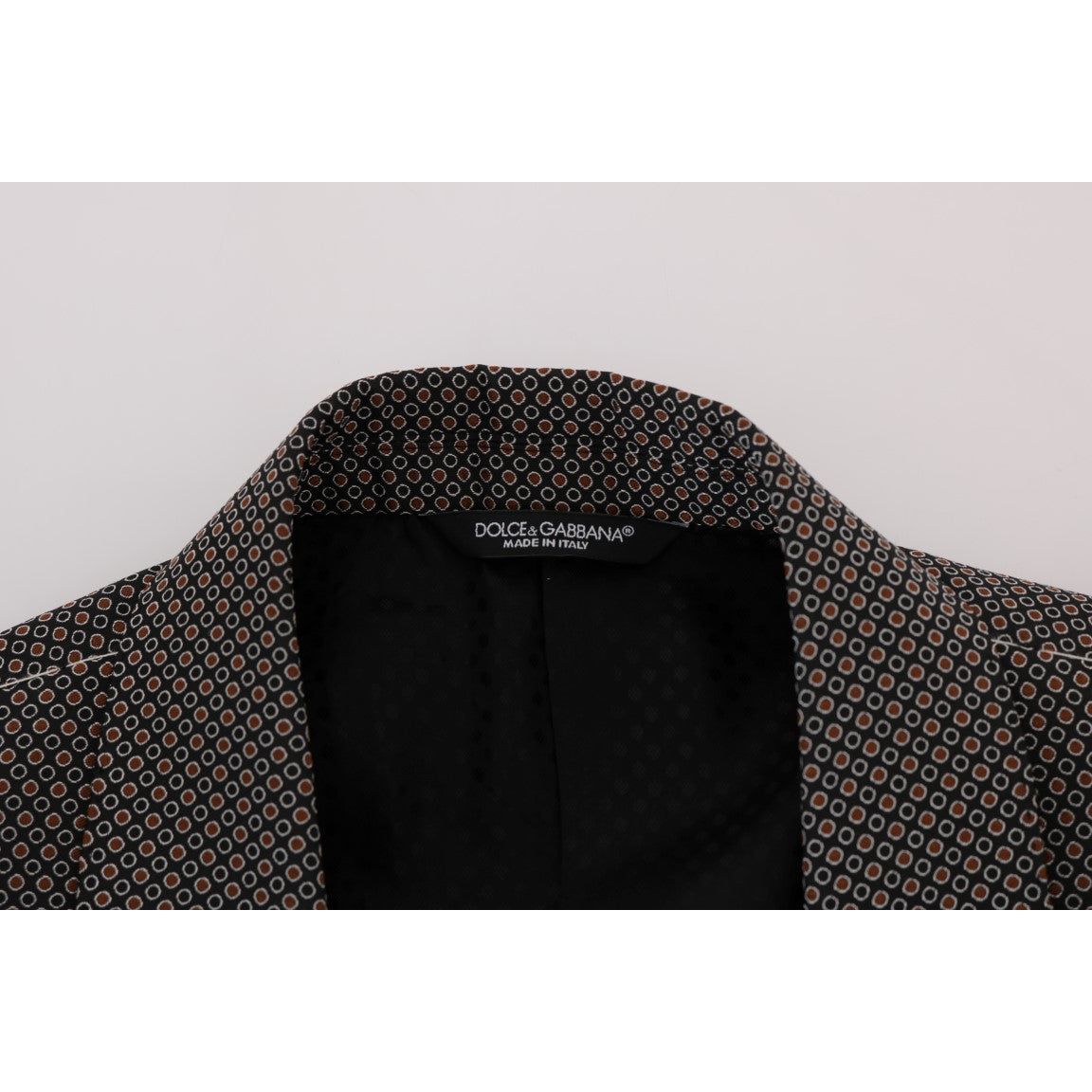 Dolce & Gabbana Multicolor Patterned Slim Fit Blazer Dolce & Gabbana