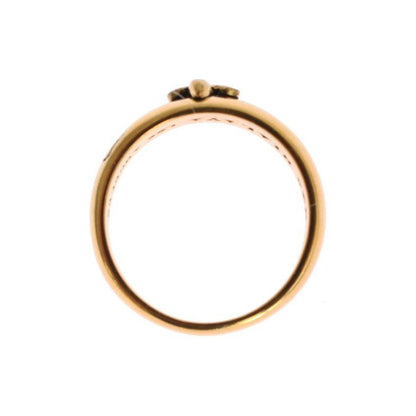Nialaya Gold Plated 925 Silver Ring