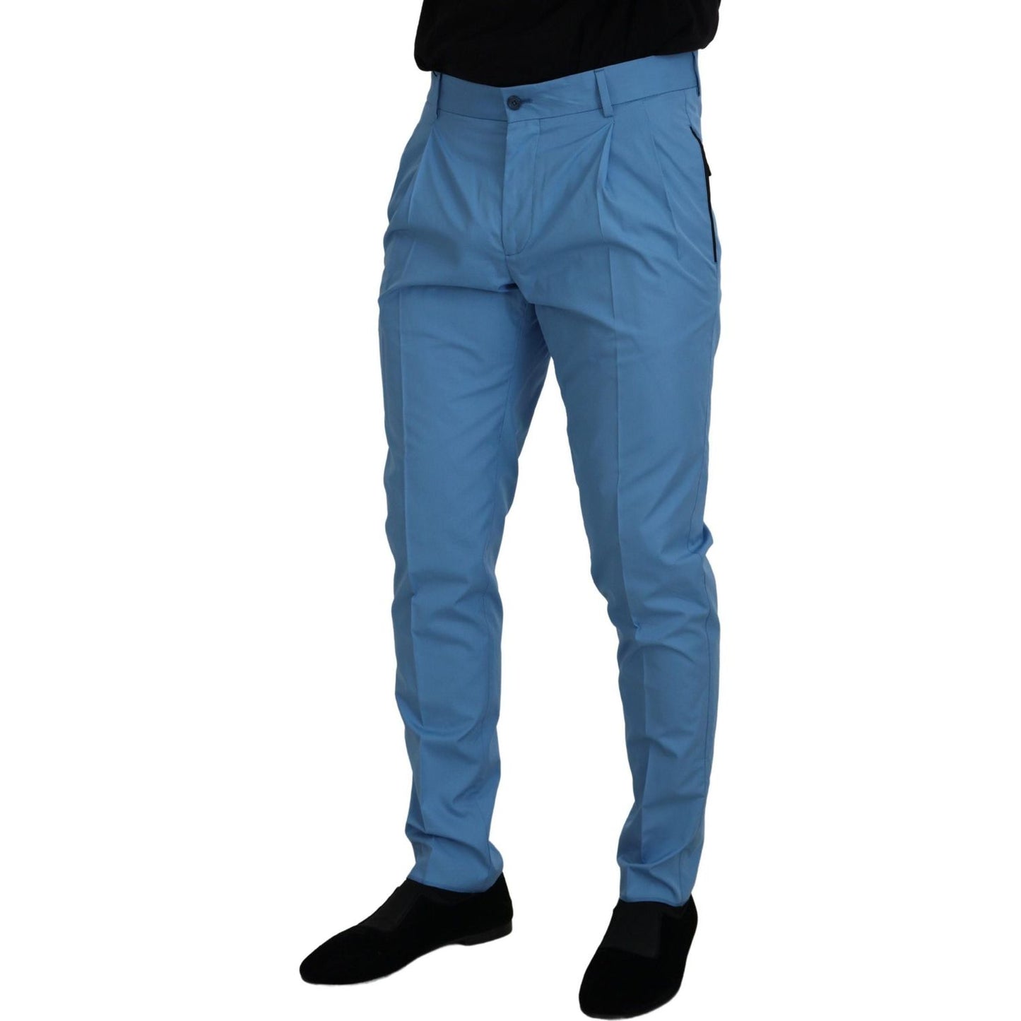 Dolce & Gabbana Elegant Slim Fit Chinos - Indulge in Italian Luxury Dolce & Gabbana