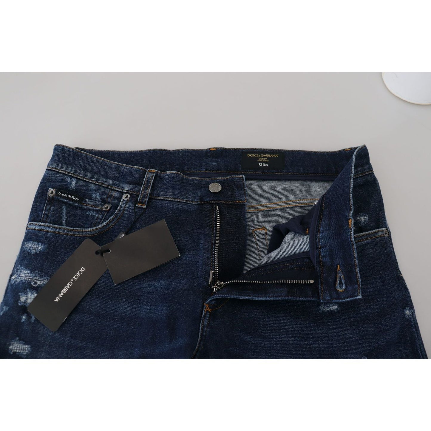 Dolce & Gabbana Chic Slim Fit Italian Denim Sensation Dolce & Gabbana