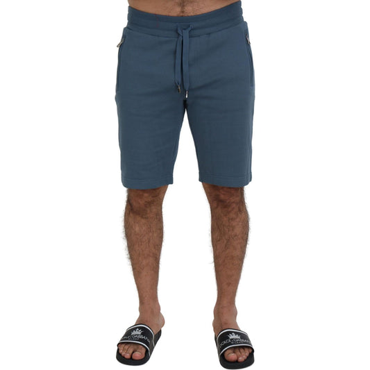 Dolce & Gabbana Elegant Blue Bermuda Shorts - Regular Fit Shorts Dolce & Gabbana