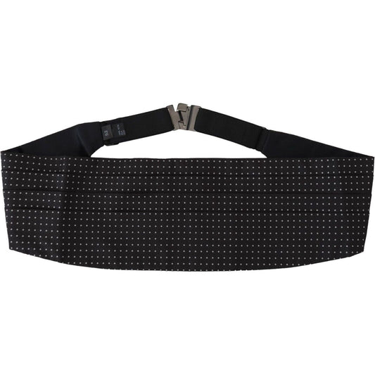 Dolce & Gabbana Elegant Silk Polka Dot Cummerbund Dolce & Gabbana