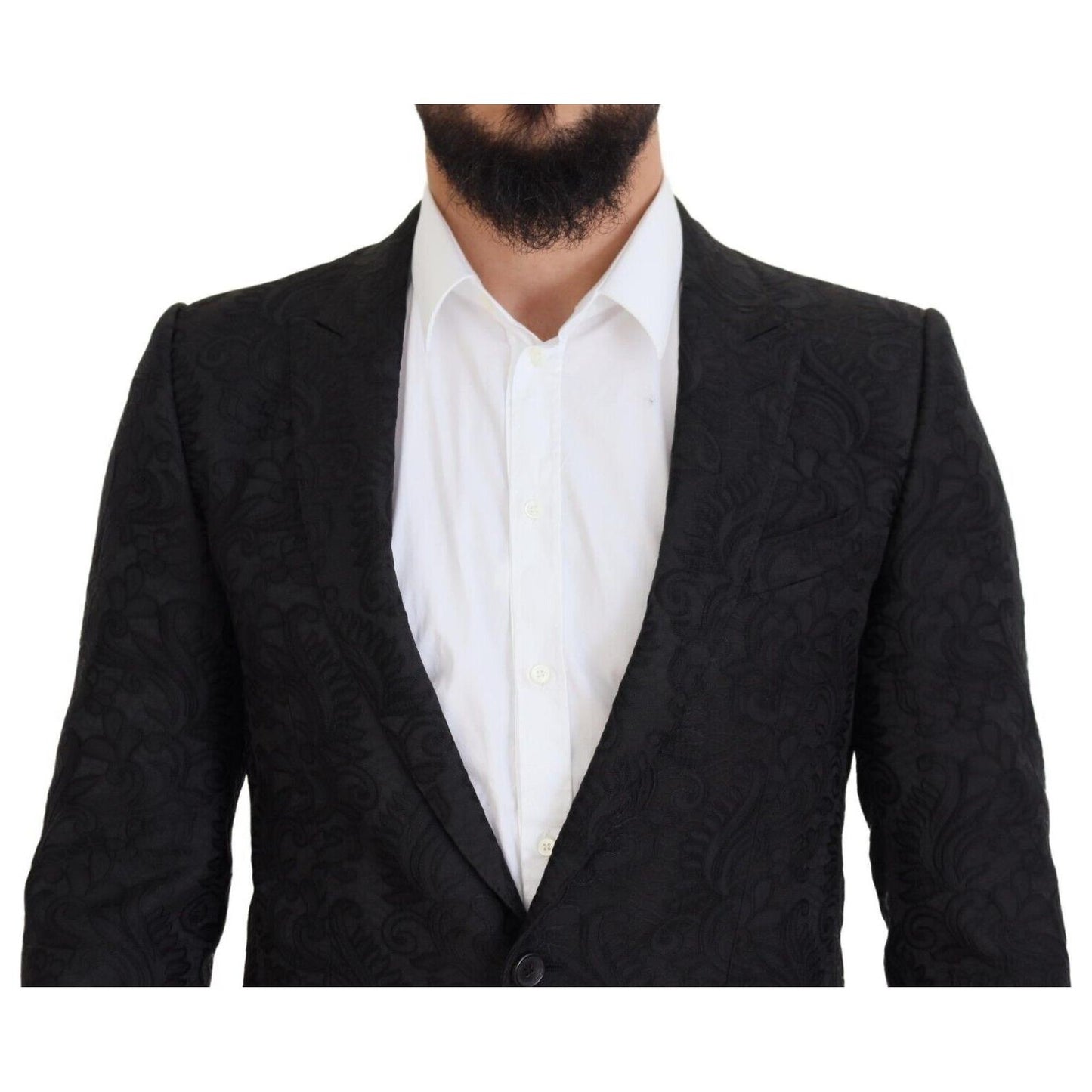 Dolce & Gabbana Elegant Slim Fit Peak Lapel Blazer Dolce & Gabbana