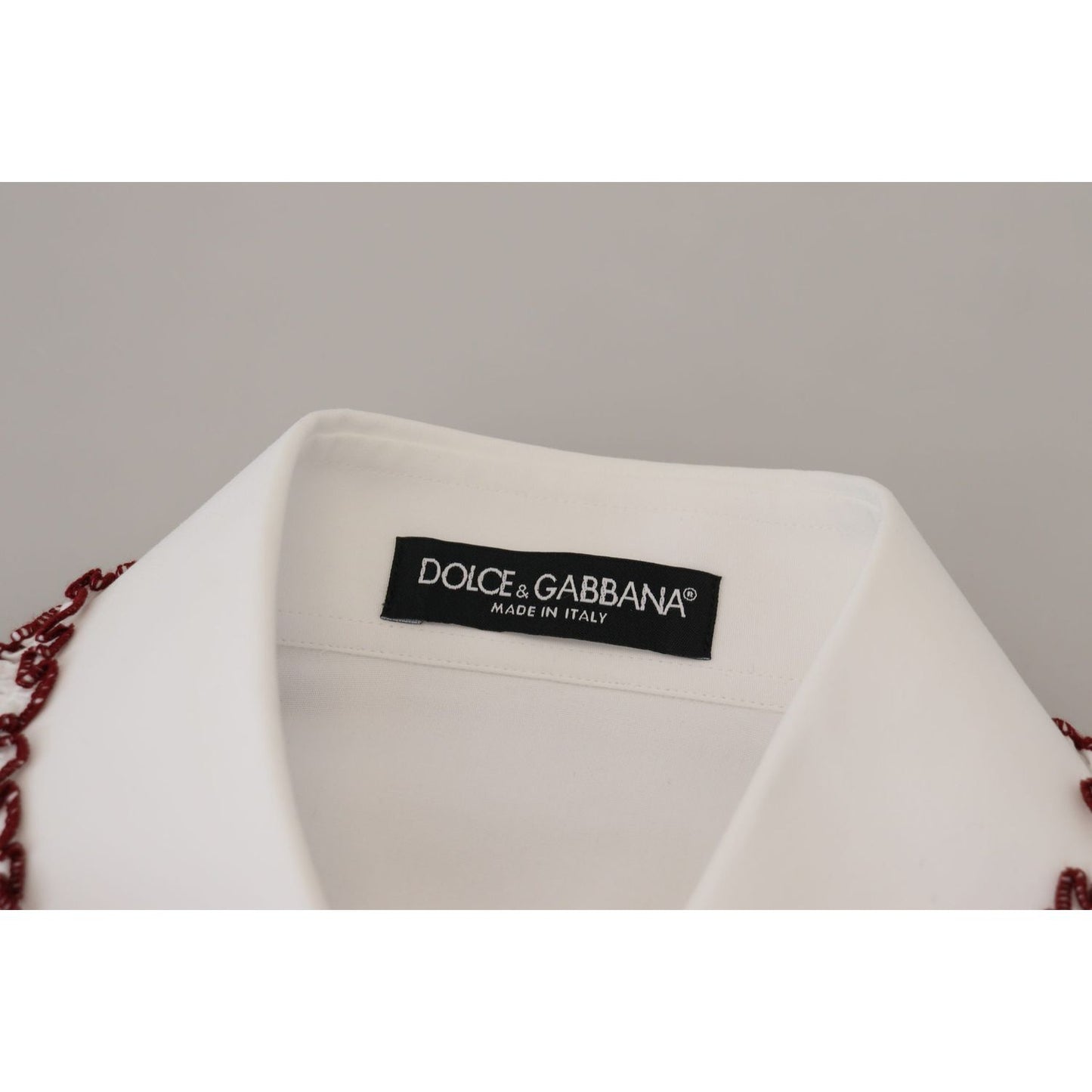 Dolce & Gabbana Elegant White Cotton Polo Top Dolce & Gabbana