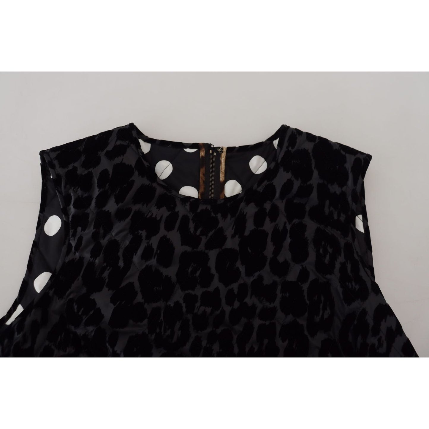 Dolce & Gabbana Elegant Leopard Pattern Mini Shift Dress Dolce & Gabbana