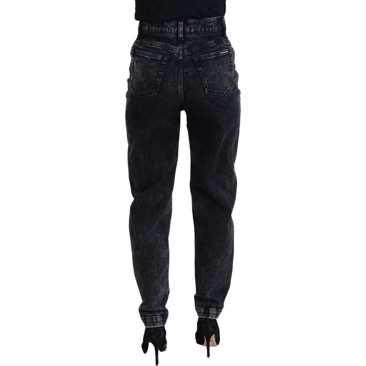 Dolce & Gabbana Elegant Black Denim Pants Dolce & Gabbana