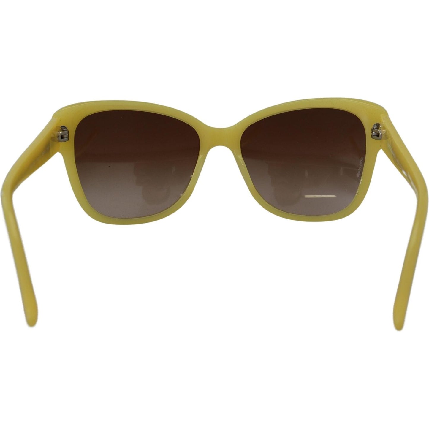 Dolce & Gabbana Chic Yellow Acetate Gradient Sunglasses Dolce & Gabbana