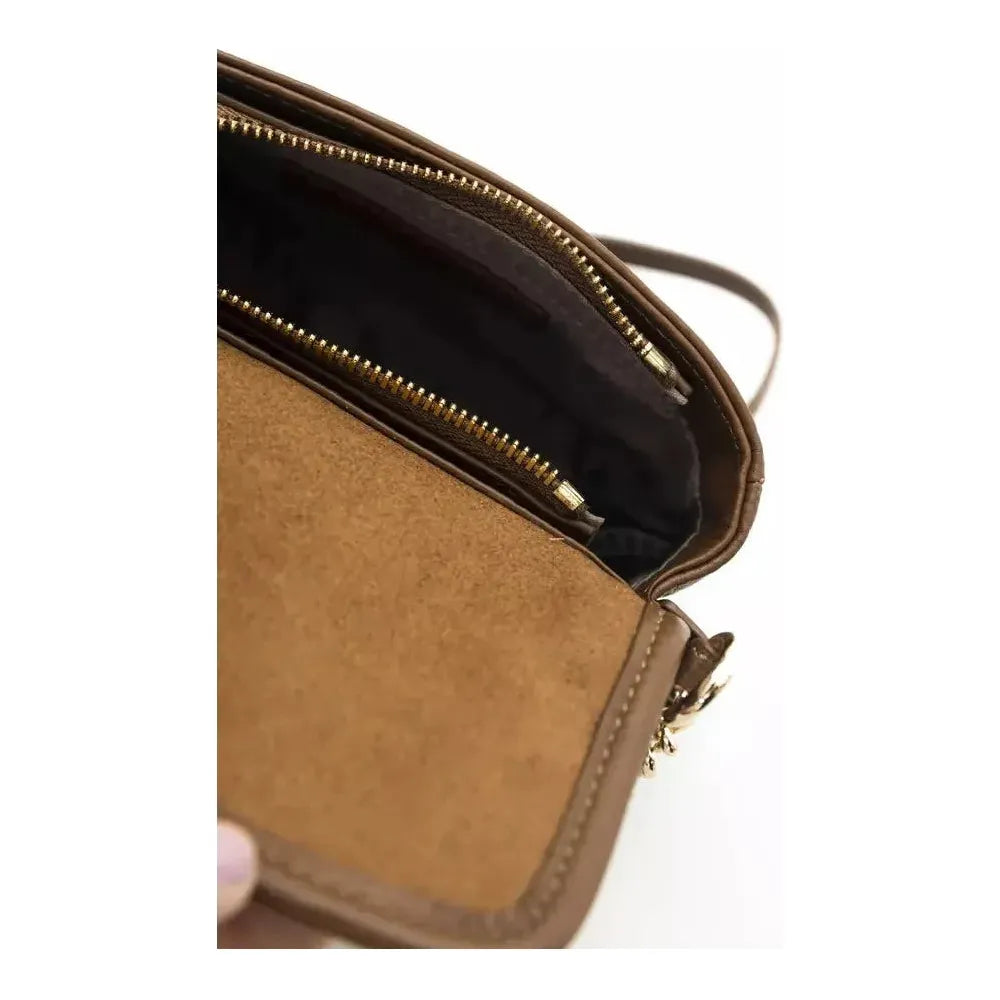 Cerruti 1881 Brown Leather Women Crossbody Bag Cerruti 1881