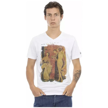 Trussardi Action White Cotton Men's T-Shirt