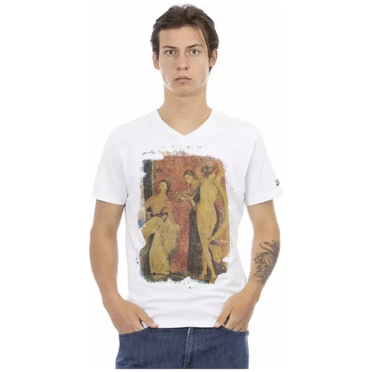 Trussardi Action White Cotton Men's T-Shirt