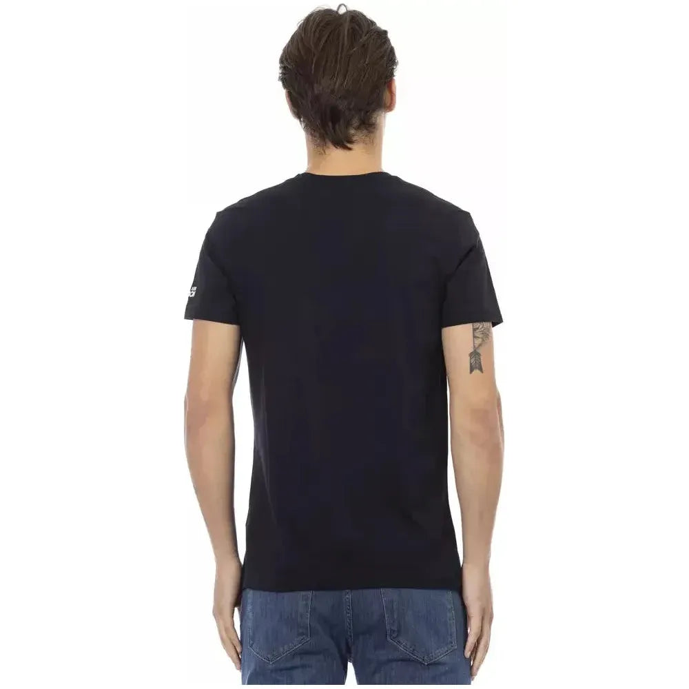 Trussardi Action Black Cotton Men's T-Shirt