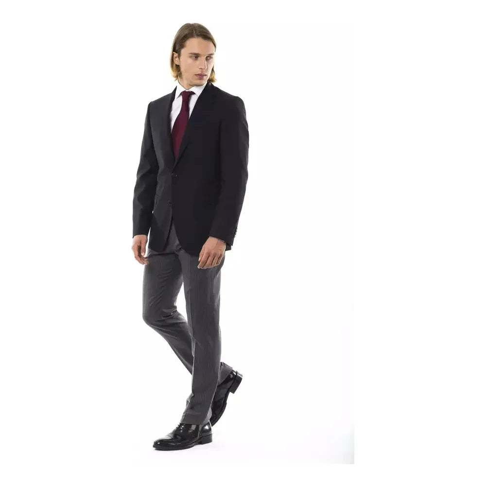 Uominitaliani Black Wool Men Blazer Uominitaliani