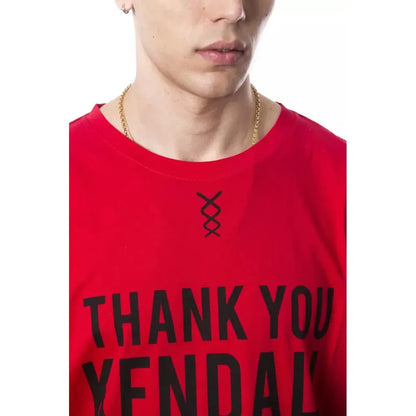 Nicolo Tonetto Red Cotton Men's T-Shirt