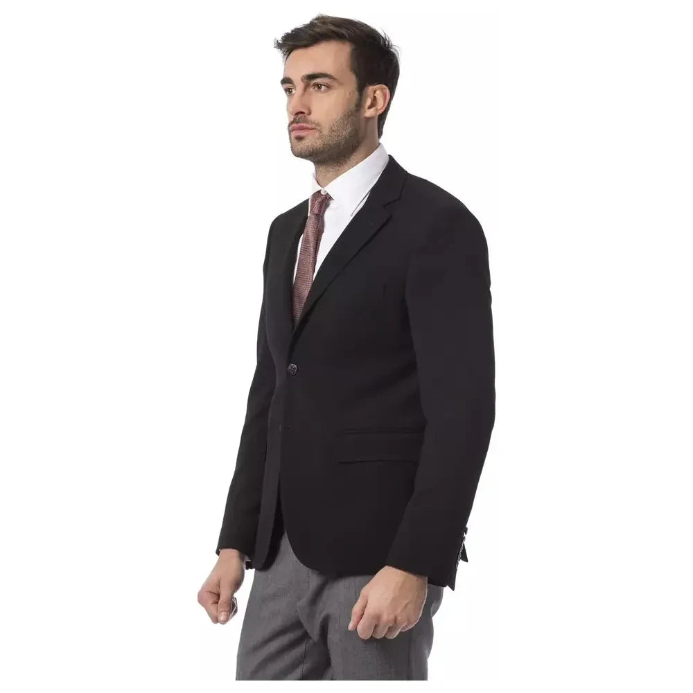 Billionaire Italian Couture Black Wool Men's Blazer Billionaire Italian Couture