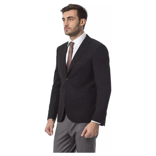 Billionaire Italian Couture Black Wool Men Blazer Billionaire Italian Couture