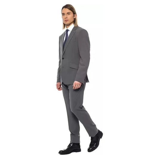 Billionaire Italian Couture Gray Wool Men Suit Billionaire Italian Couture