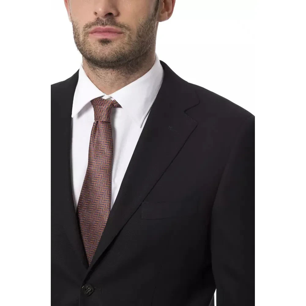 Billionaire Italian Couture Black Wool Men Blazer Billionaire Italian Couture