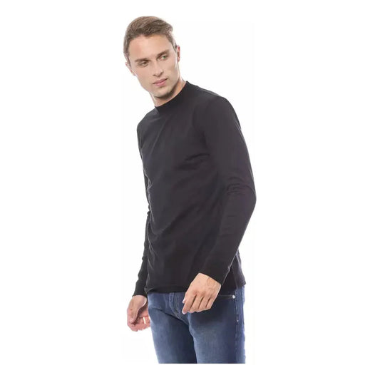 Verri Black Cotton Men Sweater Verri