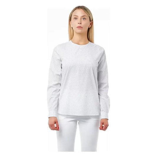 Bagutta White Cotton Women Blouse Bagutta