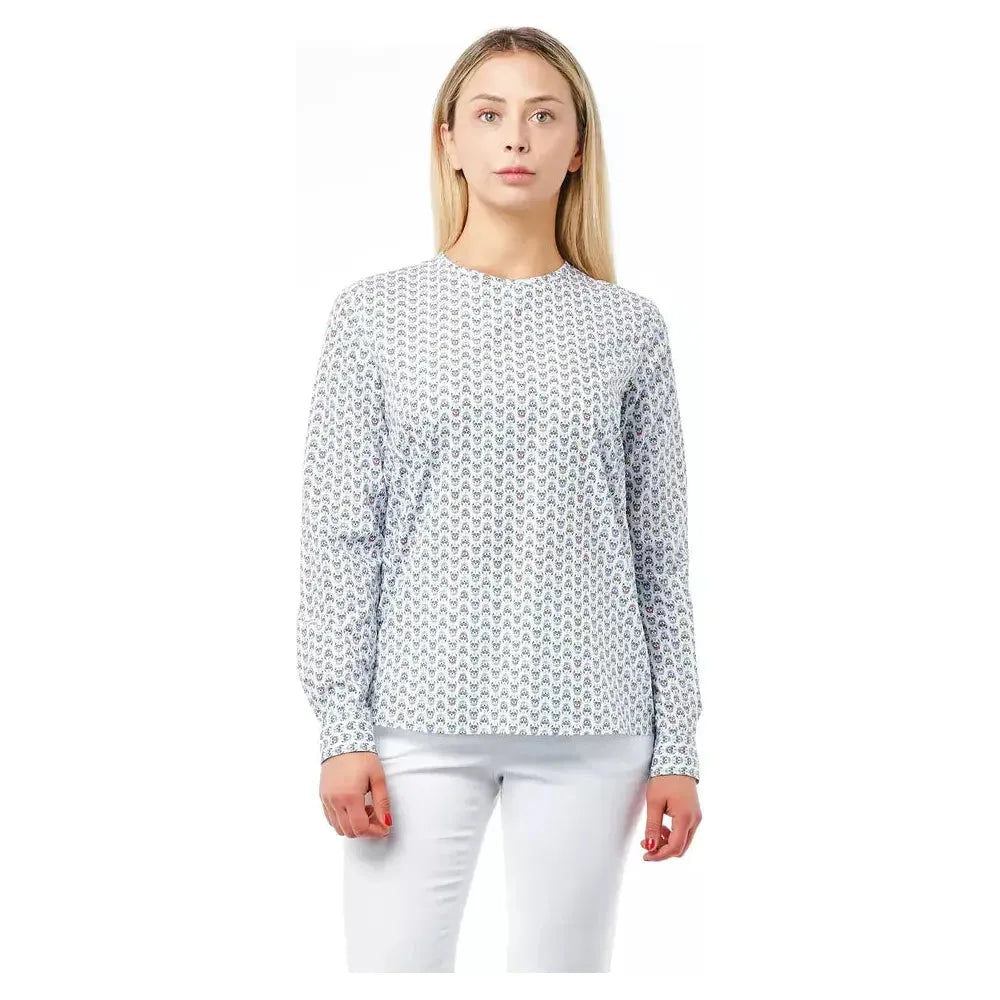 Bagutta White Cotton Women Shirt Bagutta