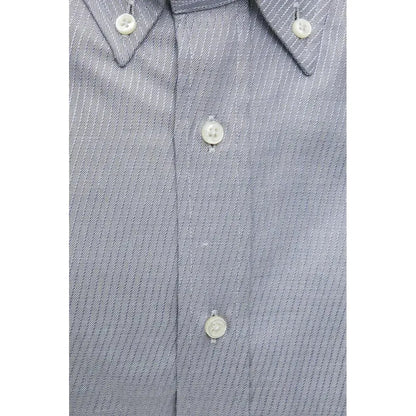 Robert Friedman Beige Cotton Men Shirt
