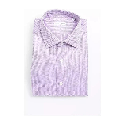 Robert Friedman Multicolor Cotton Men Shirt Robert Friedman