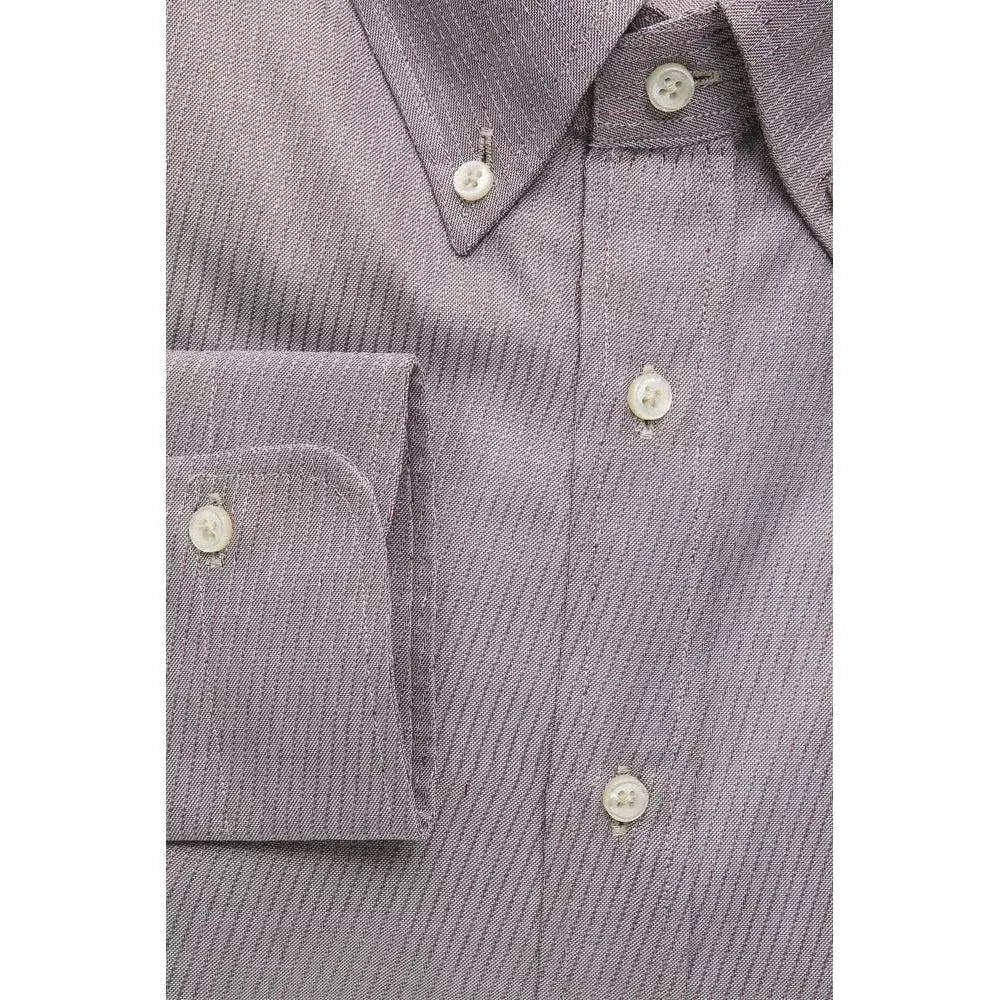 Robert Friedman Beige Cotton Men Shirt Robert Friedman