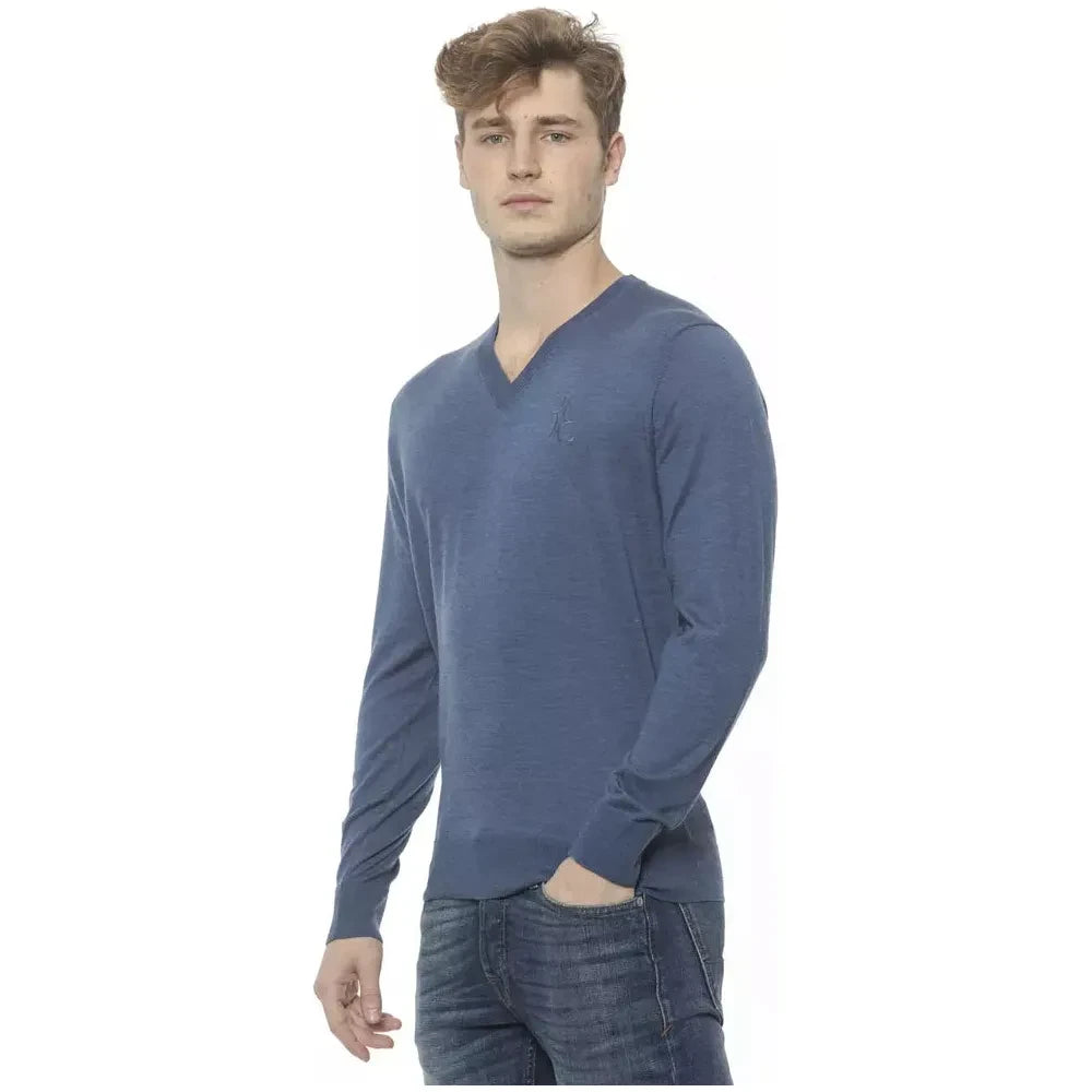 Billionaire Italian Couture Elegant Cashmere V-Neck Men's Sweater Billionaire Italian Couture