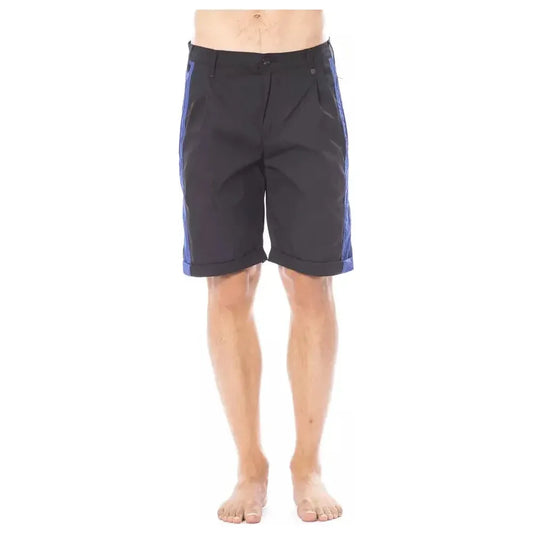 Verri Black Cotton Men's Short Verri