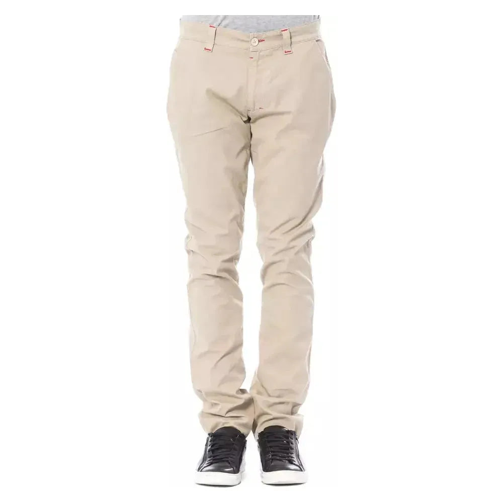 Verri Beige Cotton Men's Chino Pant Verri