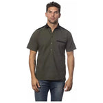 Verri Army Cotton Men Shirt Verri Dark Slate Gray