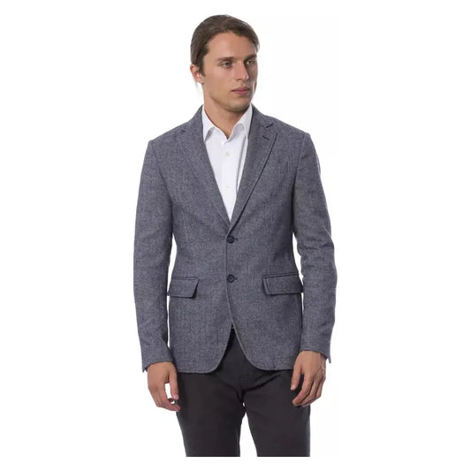 Verri Blue Polyester Blazer