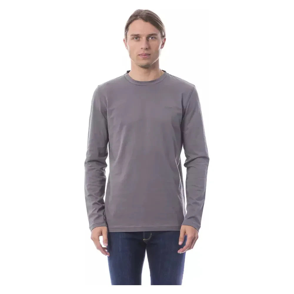 Verri Gray Cotton Men's T-Shirt